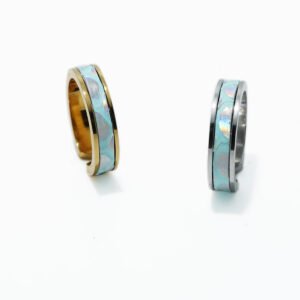 Handmade Steel Snake Open Rings